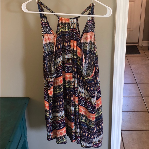 Colorful Tank With Built In Necklace - Picture 2 of 5